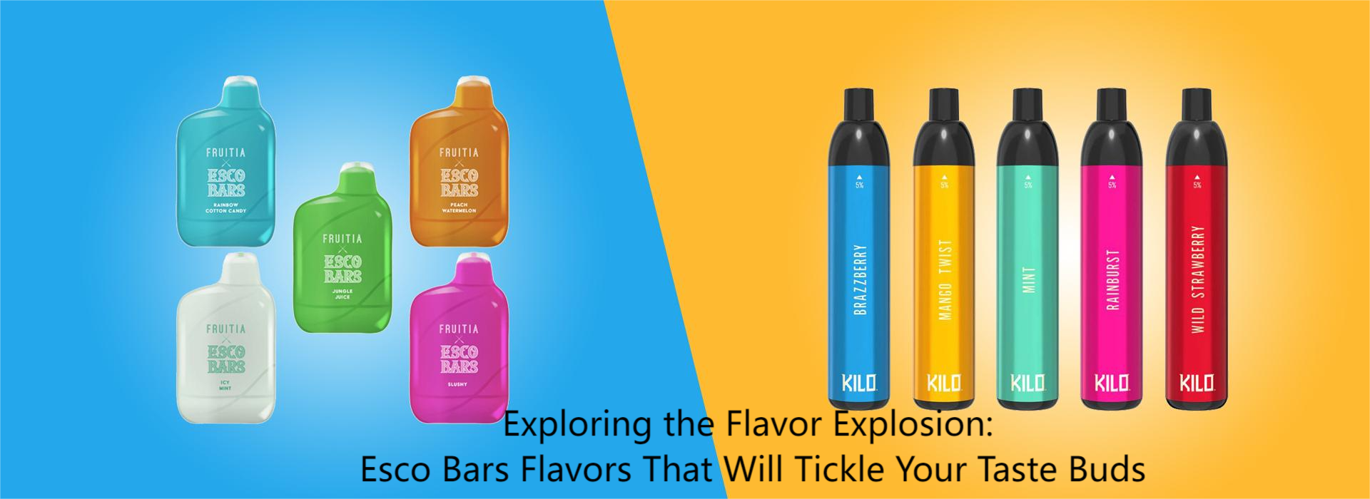 Exploring The Flavor Explosion Esco Bars Flavors That Will Tickle Your