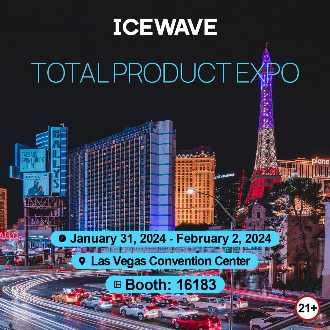 ICEWAVE Continues to Shine at TPE 2024 in Las Vegas • VAPEAST